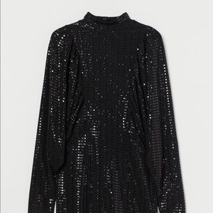 H&M Sequin Shimmery dress size Medium brand new